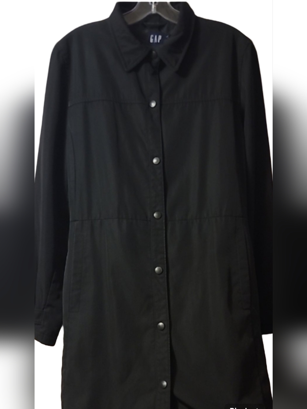 GAP Women's Black Trench Coat